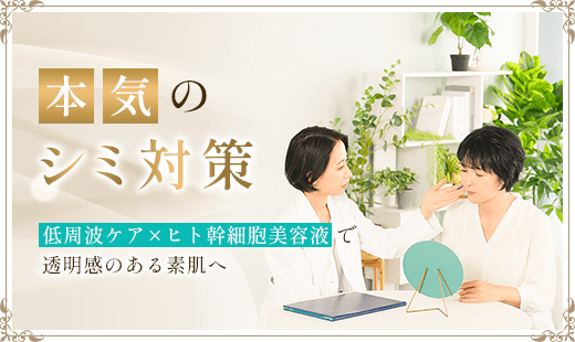 本気のシミ対策